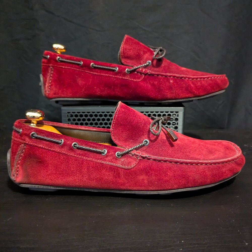 Ermenegildo Zegna Suede Loafers Driving Shoes size 11